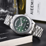 Luxury Mens Quartz Watch Waterproof Stainless Steel Diamond Dial Wristwatch 5