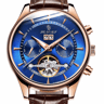 Automatic Mechanical Tourbillon Watch For Men Waterproof Business Wristwatch 4