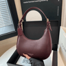 Textured Crescent Crossbody Bag Women Chic Underarm Shoulder Tote 3