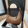Textured Crescent Crossbody Bag Women Chic Underarm Shoulder Tote 1