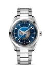 Mens Stainless Steel Quartz Watch Sapphire Glass Six Hand Dial Seamaster Style 4