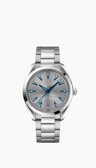 Mens Stainless Steel Quartz Watch Sapphire Glass Six Hand Dial Seamaster Style 2