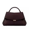 Pleated Leather Womens Handbag Fashion Shoulder Bag Elegant Everyday Purse 3