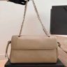 Quilted Cowhide Chain Shoulder Bag For Women Large Capacity Flap Messenger Purse 1