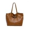 Beige Extra Large Women Tote Bag With Turn Down Pockets And String Closure 3