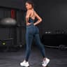 Seamless Yoga Set High Waist Leggings Sports Bra 2