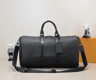 Men Leather Duffle Bag Travel Weekender With Shoulder Strap 1