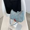 Felt Shoulder Underarm Bag Small Casual Crossbody Purse For Women 0