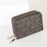 Retro Double Zipper Womens Wallet Compact Card Holder Coin Purse 1
