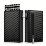 Mens Carbon Fiber RFID Pop Up AirTag Wallet With Magnetic Card Clip And Zipper 0