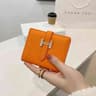 Compact PU Leather Zipper Wallet For Women Coin Purse Card Holder 3