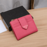 Saffiano Triangle Wallet For Women Coin Purse Card Holder With Key Holder 0