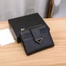 Saffiano Triangle Wallet For Women Coin Purse Card Holder With Key Holder 4