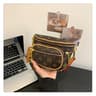 Vintage Women Crossbody Bag Multi Compartment Large Capacity Shoulder Chest Bag 1
