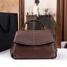 Retro Solid Color Shoulder Crossbody Handbag For Everyday Commuting 1