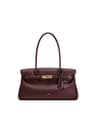 Compact Underarm Shoulder Bag With Handheld Design And Modern Stick Bag Accent 3
