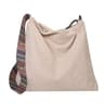 Womens Corduroy Crossbody Handbag With Wide Shoulder Strap And Zipper Closure 3