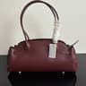 Merlot Red Womens Carryall Handbag Elegant Fashion Purse For Parties 1