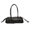 Womens Motorcycle Style Shoulder Bag With Zipper Closure And Soft PU Material 1
