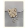Women Handwoven Wax Rope Bucket Bag With HollowOut Design 0