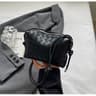 Womens Woven Shoulder Handbag With Single Strap And Crossbody Style 0