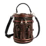 Vintage ArabicStyle Carved Metal Texture Shoulder And Crossbody Handbag For Women 1