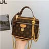 Vintage Soft Leather Bucket Bag For Women With Adjustable Shoulder Strap 1