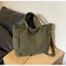 Large Corduroy Crossbody Shoulder Bag With Adjustable Strap For College And Travel 2
