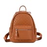 Womens Large Capacity Plaid Leather Backpack For Everyday Commuting 1