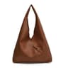 PU Leather Hobo Shoulder Bag With Adjustable Strap And Zipper Closure 2