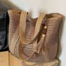 Straw Woven Shoulder Bag For Women With Tassel Summer Beach Handbag 1