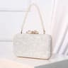 Handmade Pearl Clutch Bag For Women With Chain Shoulder Strap 2