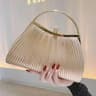 Vintage Glitter Evening Clutch Purse With Detachable Crossbody Chain 0