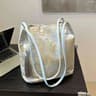 Women Large Capacity Retro Shoulder Tote Bag In Synthetic Leather 0