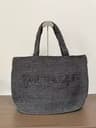 Women Large Woven Beach Tote Bag With Shoulder Strap For Summer Vacations 0