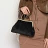 Women Velvet Clutch Bag With Chain Strap For Evening And Dinner Events 0