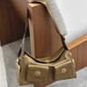 Vintage PU Leather Shoulder Bag For Women With Turnlock Closure And Multiple Pockets 1