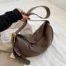 Women Soft PU Leather Hobo Shoulder Bag With Large Capacity 4