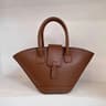 Vintage Shell Handbag For Women PU Leather Top Handle Shoulder Bag 1