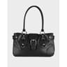 Womens Retro Motorcycle Style Shoulder Bag Large Capacity Underarm Handbag 4