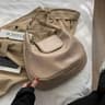 Womens Soft PU Leather Hobo Shoulder Bag With Large Capacity Crossbody Design 1