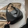Womens Soft PU Leather Hobo Shoulder Bag With Large Capacity Crossbody Design 0