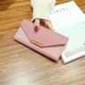 Women Long PU Leather Wallet With Buckle Clasp And Clutch Design 1