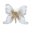Christmas Glitter Butterfly Ornament With Metal Clip For Tree And Wreath Decor 3