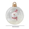 Inflatable Christmas Ball Ornament With LED Light For Outdoor Holiday Decor 2