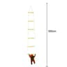 LED Christmas Ladder Lamp With Climbing Santa Claus  Fairy Light Decoration For Home  Outdoor Holid 1