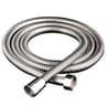 Flexible SUS 304 Stainless Steel Shower Hose  15 M  2 M Black  Silver Bathroom Extension Pipe 0