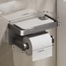 Stainless Alloy NoDrill WallMounted Toilet Paper  Tissue Holder Rack 6