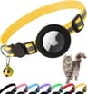 AirTag Cat Collar With Holder  Cute Reflective Breakaway Kitten Collar With Bell 12
