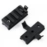 BOOIU 2 Pcs Tactical Helmet Rail Slider Mount Set  Fast Style Rail Adapter For Flashlight  Airsoft  7